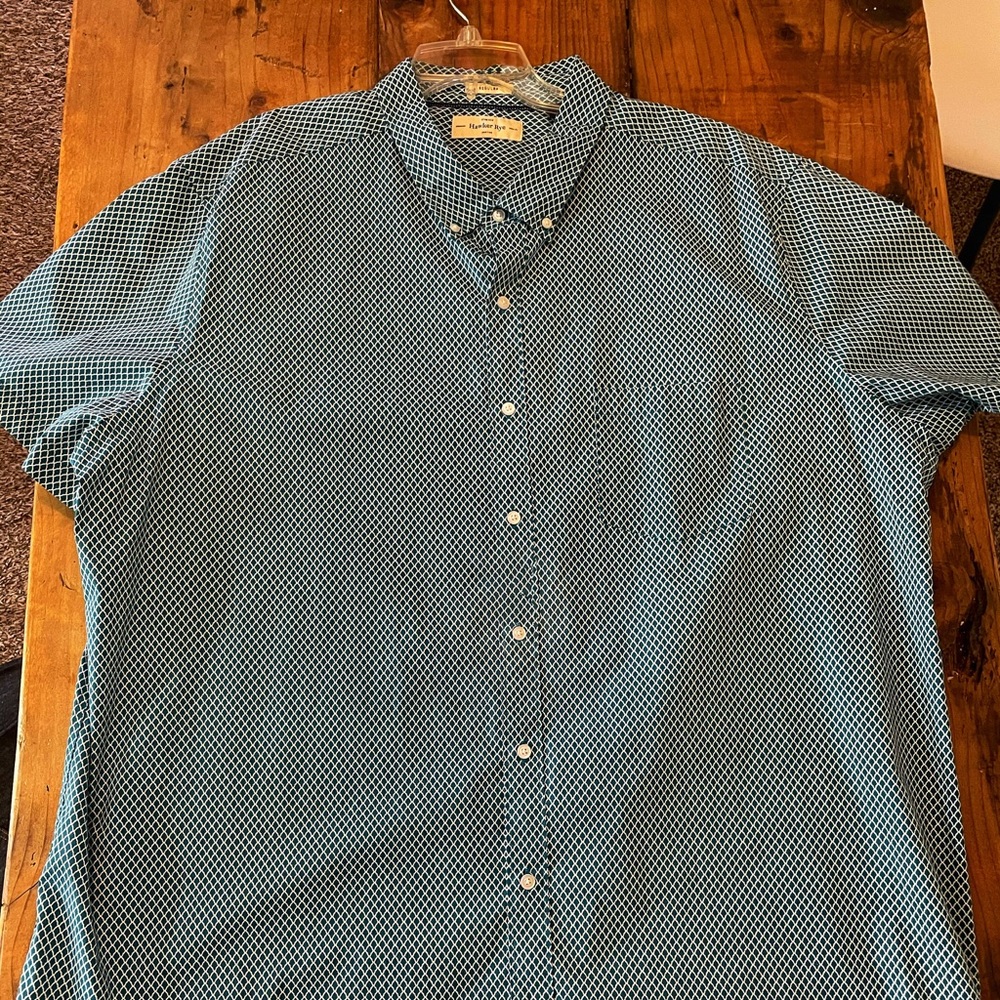 Hawker Rye (Stitch Fix) short sleeve button up 3XL